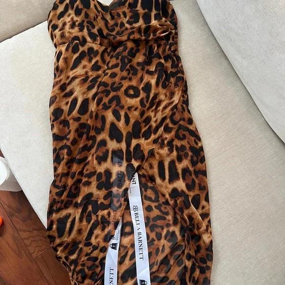 Bella Barnett Leopard Print Evening Gown - Picture 3 of 4